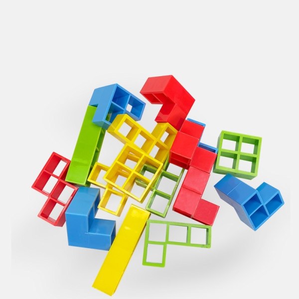 Tetra Tower Balance Stacking Blocks Peli Balance Building Blocks 1 kpl (48 lohkoa)