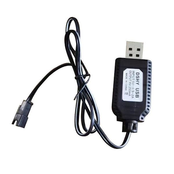 USB laddare kabel batteriladdare 6V SM-2P 60cm 6V SM-2P