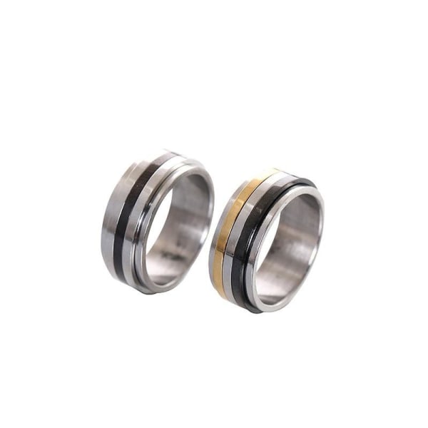 anti-angst spinner fidget roterende ring ringe størrelse 10/19,8 mm