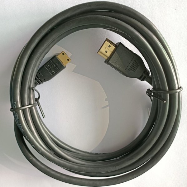 GoPro Hero 5/4/3/3+ HDMI-kabel til TV og skærm High Definit 3 meter sort