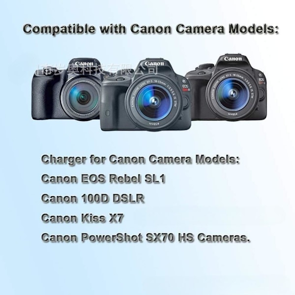Canon 100D M100 X7 SL1 Kamera AC-sovitin Lataus ACK-E15 LP-E12 ACK-E15 kolmiosainen setti