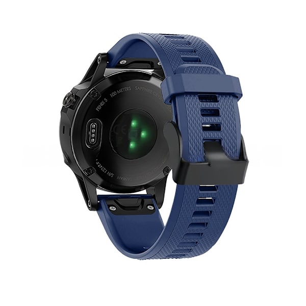 armband silikon Garmin fenix 7/6/5 blå A