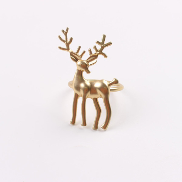 Servietringe Juleferie Thanksgiving Julepynt Julepynt ca 6 stk / elg 3