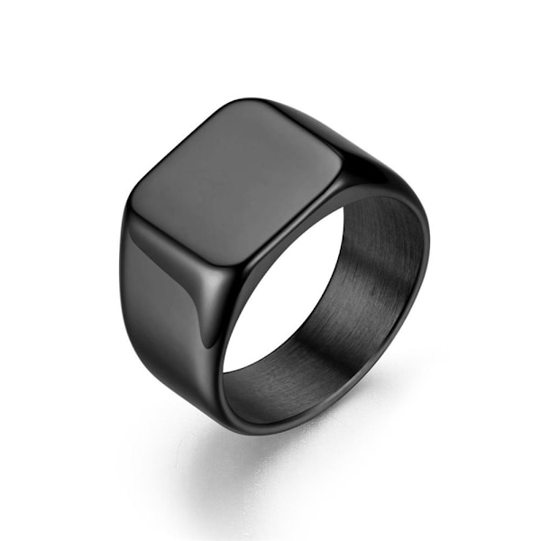 Hallitse autotallia: Simple Cast Square Plate Rengasavain - Tufft v 8mm kultaa Nro 10