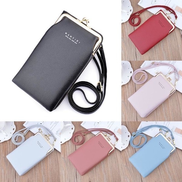 Baellerry Damehåndtasker Mode Clutch Tasker PU læder skuldertaske lyserød 19,5 cm * 11 cm * 4,5 cm