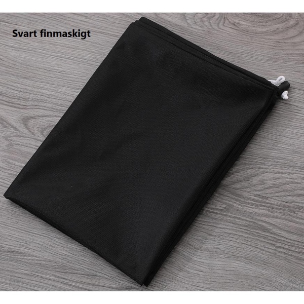 Veske stor vaskepose nettpose klespose 60x90cm hvit sort 2stk 2 stk/sort 2