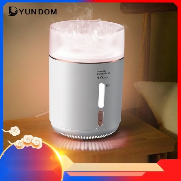 Luftfugter aroma diffuser luftfugter med led lys hvid