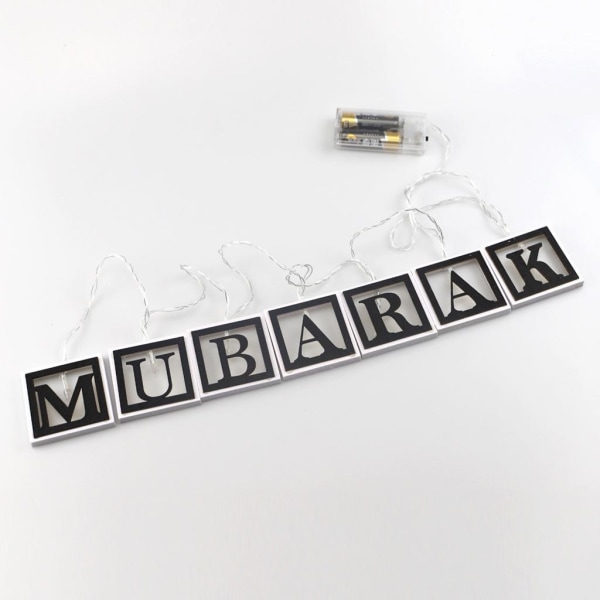ramadan koristelu mubarak kareem lykta led valot jm01900
