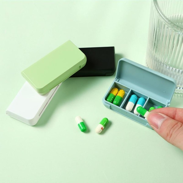 medisindose pilleboks pilleboks medisinboks pillestativ 3 rom grønn