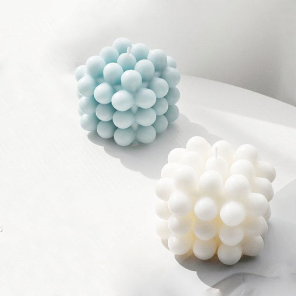 lysforme lys stearinlys gør-det-selv-forme i silikoneform br-418 rubiks terning