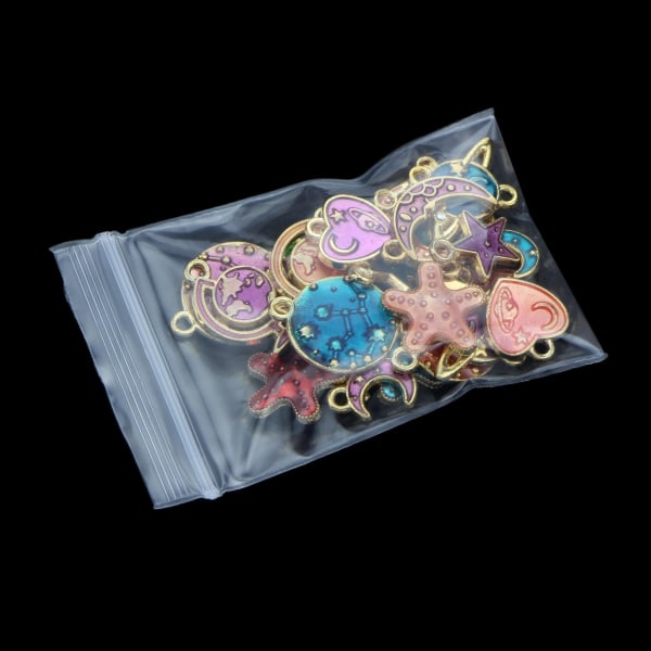 charms smykker øredobber DIY pakke 26 stk som på bildet