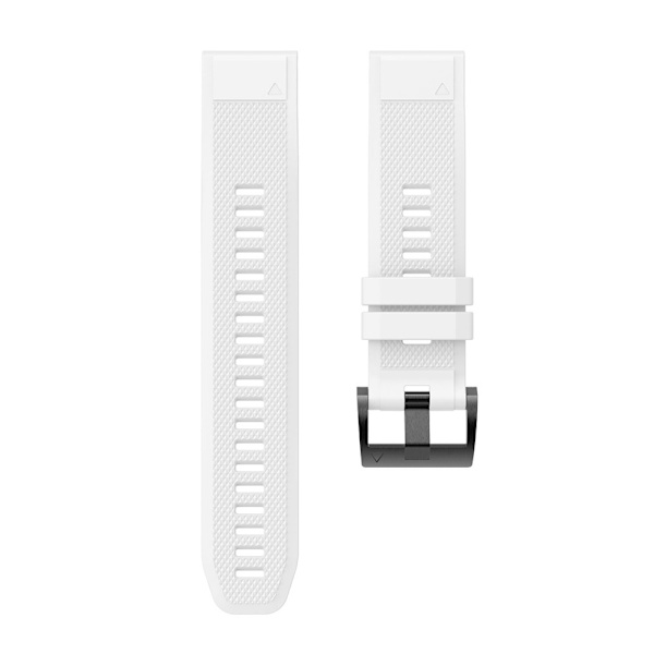 armband silikon Garmin Fenix 5/6/7 22mm vit