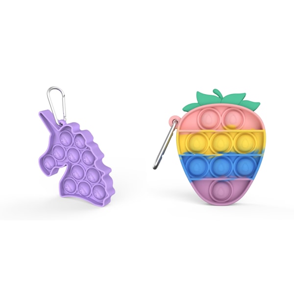 mini pop it fidget toys leksak sensory 2 st