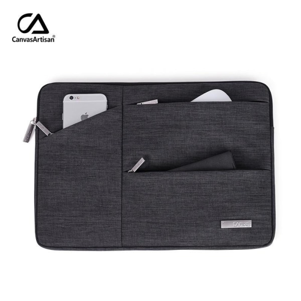 computertaske computertaske / laptoptaske mørkegrå 12 tommer