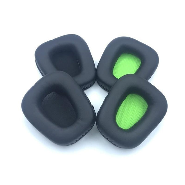 ørepuder puder til Razer Electra pudesæt sort proteinlæder