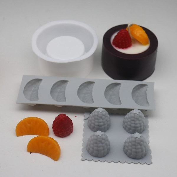 ljusformar stearinljus DIY silikonform ljustillverkning ljusveke pack 1