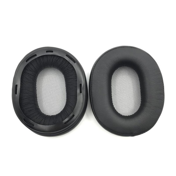 øreputer / hodebåndsputer til Sony MDR-1A 1ADAC 1ABT 1r/1rmk2 svart proteinskinn