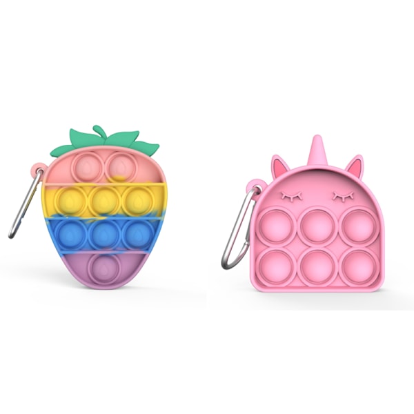 mini pop it fidget toys leksak sensory 2 st
