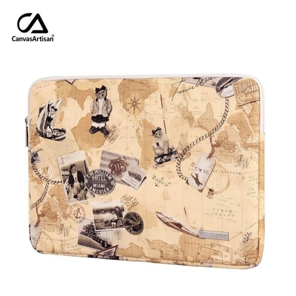 computertaske computertaske / laptoptaske brun 15 tommer
