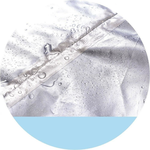 utemöbler skydd / överdrag trädgårdsmöbler skyddsöverdrag med va silverfärgad 80*80*80cm