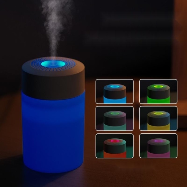 Luftfugter aroma diffuser luftfugter med led lys lyserød