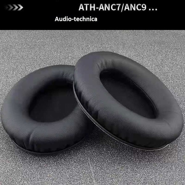 öronkuddar Audio-Technica ATH-ANC7 ANC9 D1100 Edifier H850 cushi svart