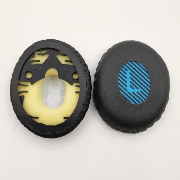 öronkuddar kuddar för Bose QC3 ON-EAR OE1 cushion kit svart/blå