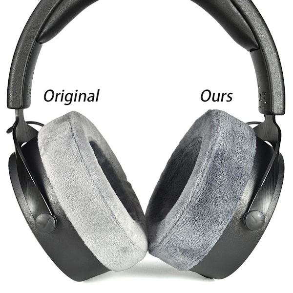 ørepuder eller hovedpude til Beyerdynamic DT700 Prox DT900 Pr sort stof