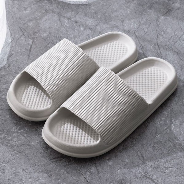 mjuka tofflor slider sandaler skor herr dam massagetofflor gul 38/39