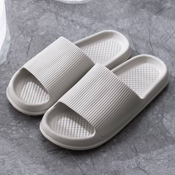 mjuka tofflor slider sandaler skor herr dam massagetofflor svart 40/41