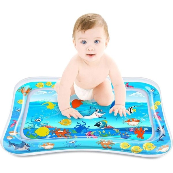 oppblåsbar baby vannmatte for barn - utviklingsmessig lekematte for style7 (66*50 cm)