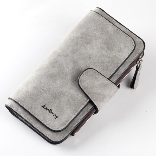 Baellerry Women Leather Wallet Hasp Card Holder Bags Long Purse Som på bilden 2 18.8cm*1.8cm*10.5cm