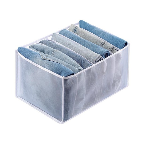 Oppbevaringsboks garderobeboks oppbevaringsboks med rom sammenleggbart vaskerom 2stk/beige-4