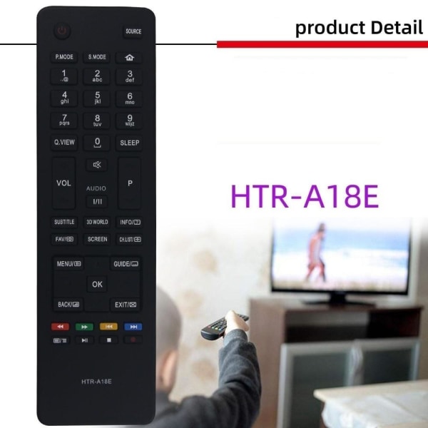 fjärrkontroll ersättning remote för Haier HTR-A18M HTR-A18E HTR- HTR-A18EN