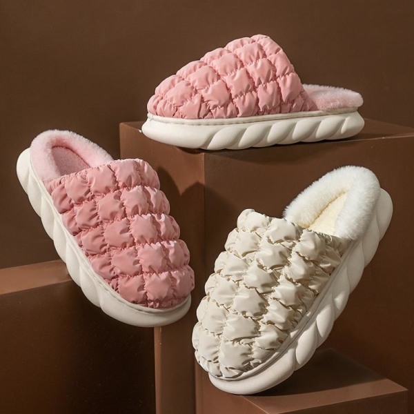 fluff tofflor varma tofflor innetofflor rosa 40-41 (insida 26cm)