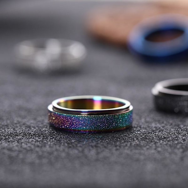 anti-angst spinner fidget roterende ring ringe Koko 9/19mm