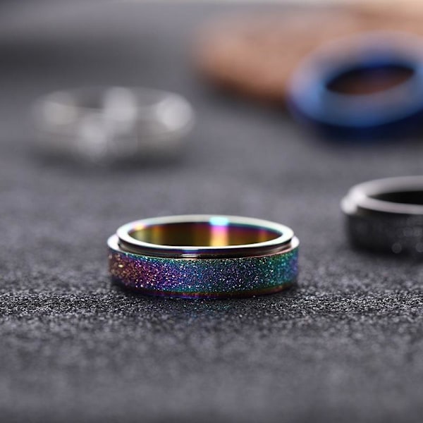 anti-angst spinner fidget roterende ring ringe Koko 9/19mm