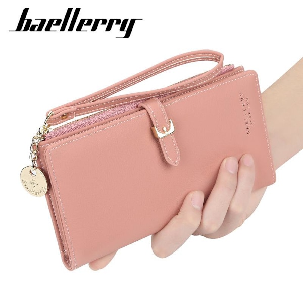 Baellerry Korthållare Plånbok för läder för mode Svart 20cm*10cm*2cm