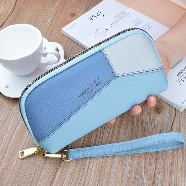 Baellerry Fashion Handbags PU-nahkaiset clutch-laukut naisille vaaleansininen 19 cm * 10,5 cm * 5,5 cm