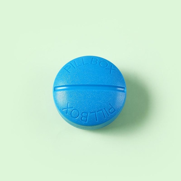 tablet dosis pille krukke medicin taske pille æsker 4 rum blå