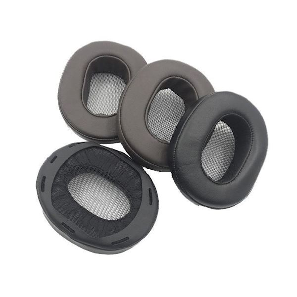 øreputer / hodebåndsputer til Sony MDR-1A 1ADAC 1ABT 1r/1rmk2 svart lammeskinn