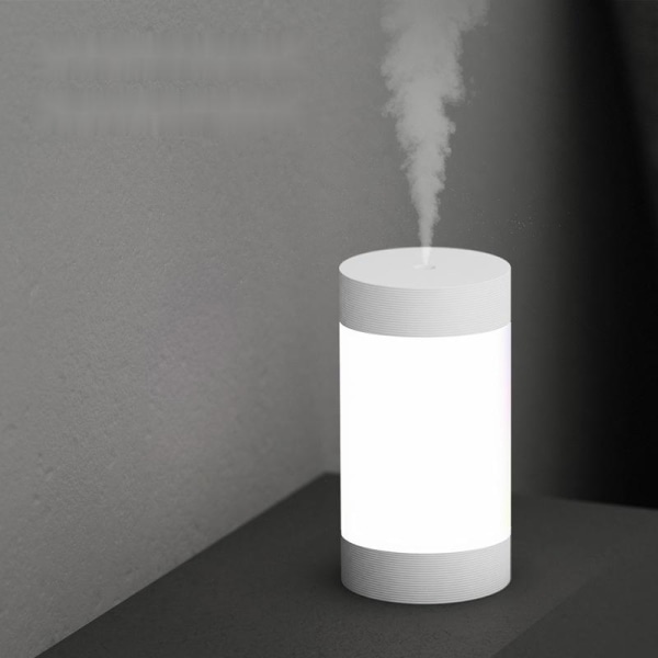 Luftfukter aroma diffuser luftfukter med LED lys hvit