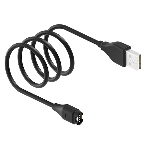 Universal laddkabel / ladddocka garmin klockor svart USB-A kabel