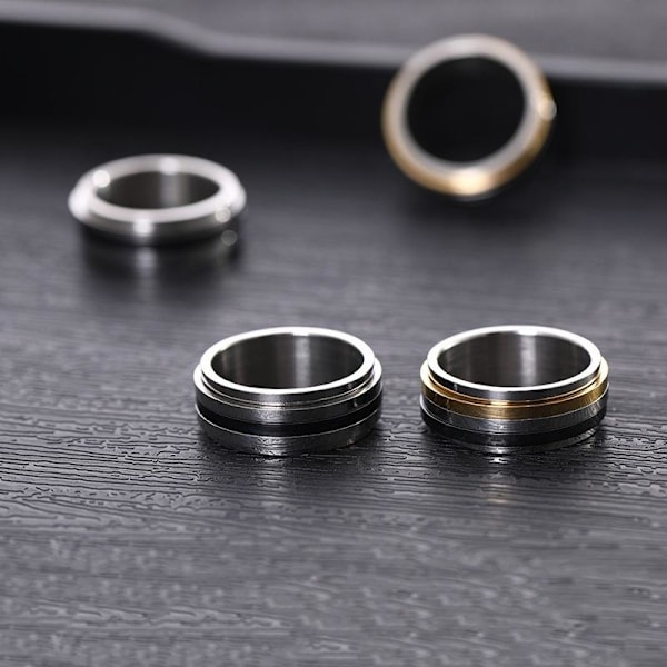 anti-angst spinner fidget roterende ring ringe Koko 6 / 16,4 mm