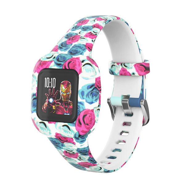 armbånd silikon Garmin Fit JR3 vivofit jr3 blomst