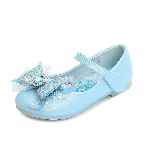 prinsessesko elsa sko børnefestsko blå 16,5 cm / størrelse 26