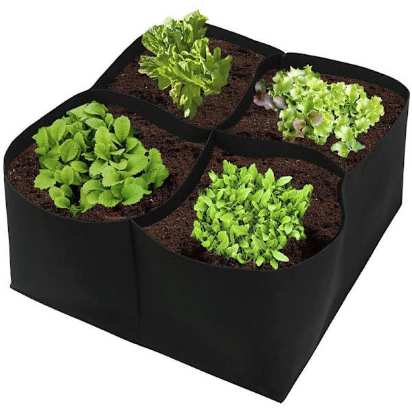 2-pak vokseboks voksepose sort sort 180*90*30cm 8 åbning
