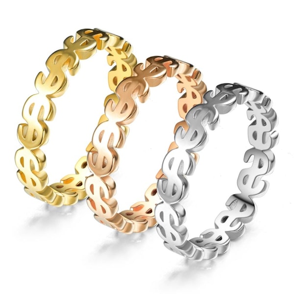 Elegant Hullet Skåret 14k Guldring - Tidløs Modeserklæring for Kvinder 5 mm rosa guld nr. 12