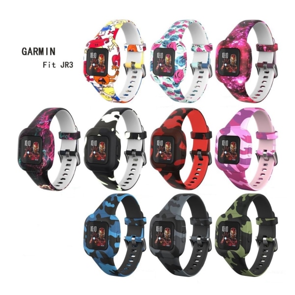 armband silikon Garmin Fit JR3 vivofit jr3 blomma