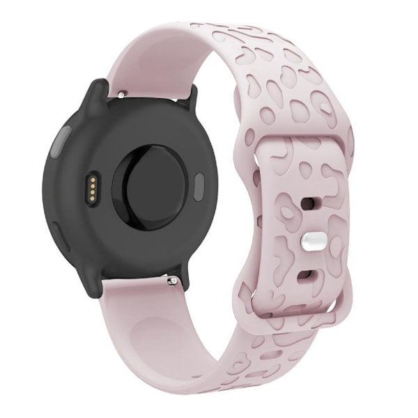 armband silikon för Samsung Watch7/6/5 Huawei gt4 46mm Garmin 26 rosa 20mm